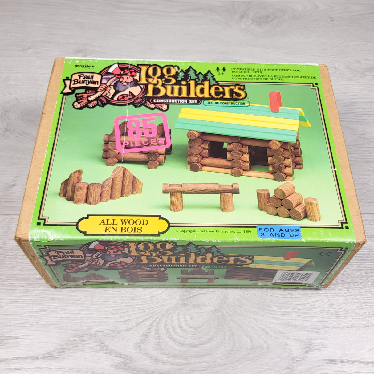 Paul Bunyan Log Builders construction set (sorry, no shipping) - AS IS