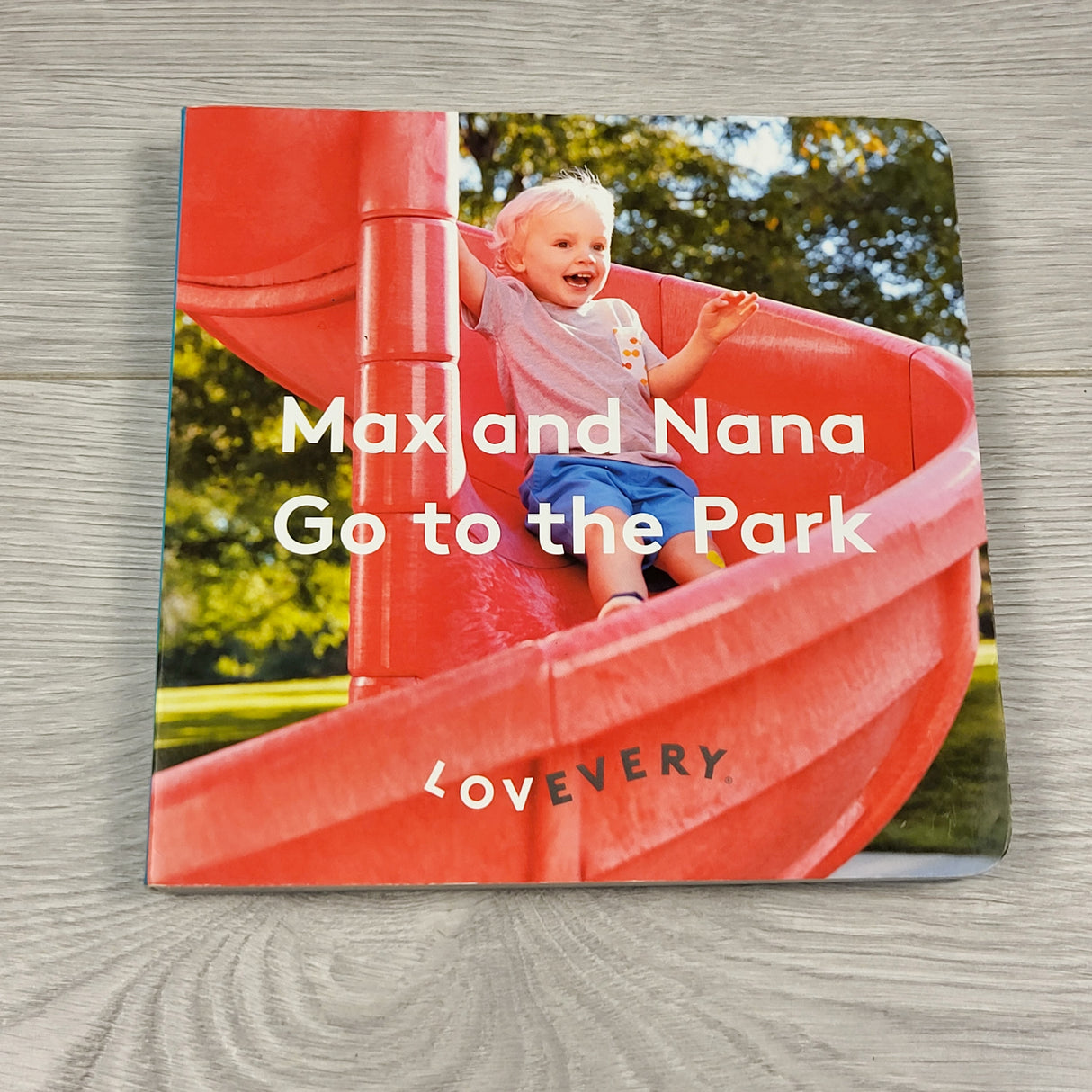 Max and Nana Go to the Park. Lovevery board book (no shipping)