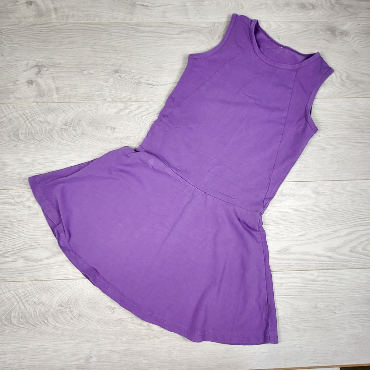 Peekaboo Beans purple sleeveless dress. Size 8