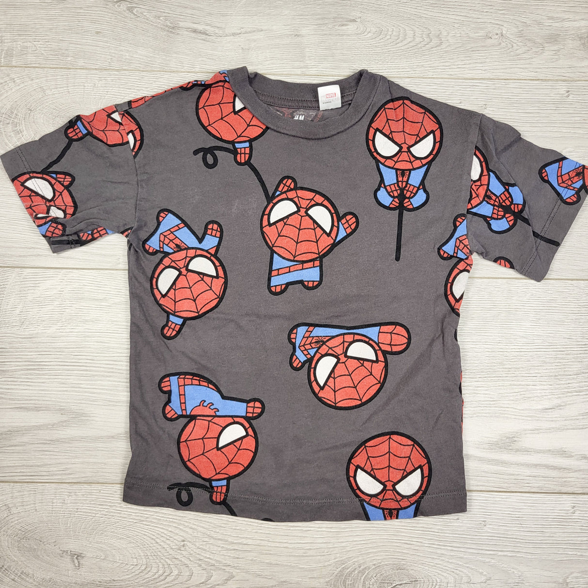 H and M grey Spider-man t-shirt. Size 2/3T