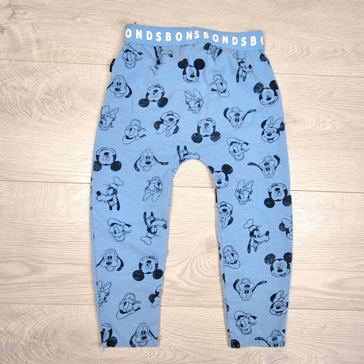 Bonds x Disney blue Mickey Mouse leggings. Size 3T