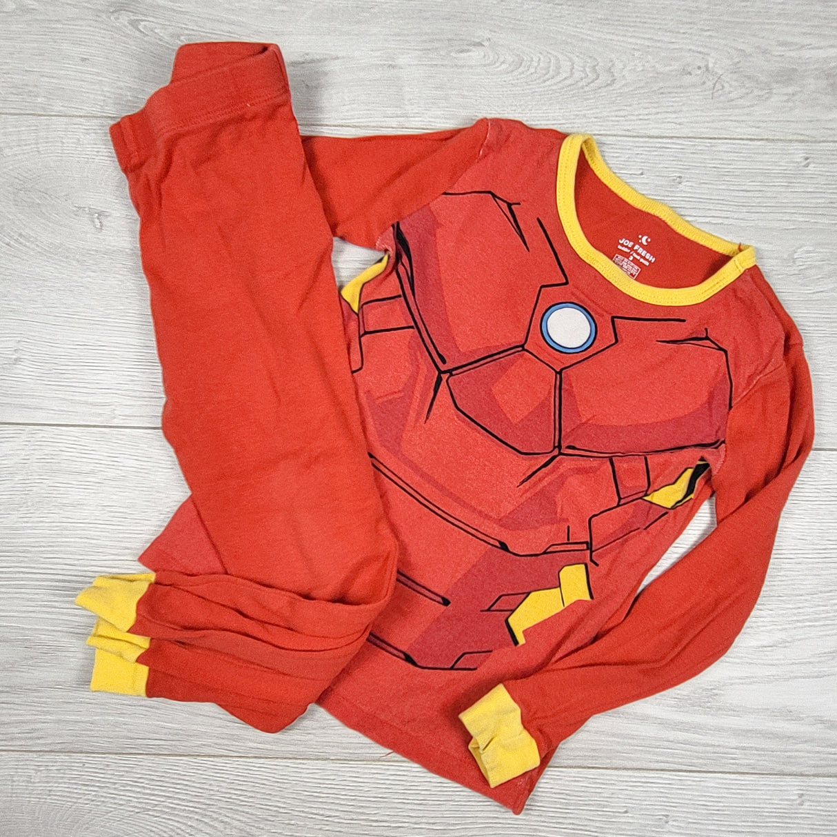 Joe Fresh red Iron Man 2pc PJs. Size 3T