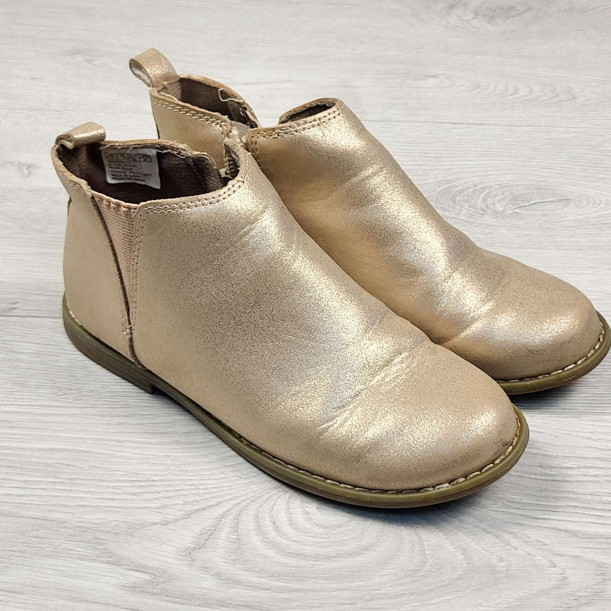 Gap rose gold ankle booties. Youth size 2