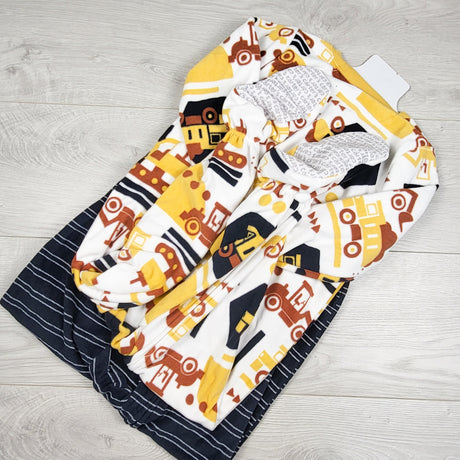 NEW - Carters 2pc zippered fleece sleepers (construction.) Size 4T