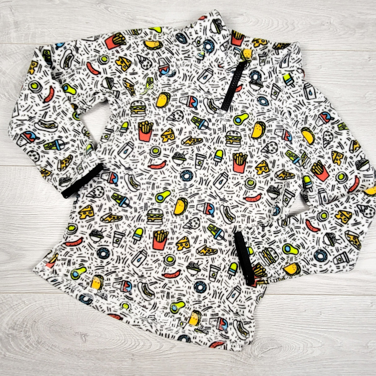 Ripzone fleece pullovers with food. Size 4T