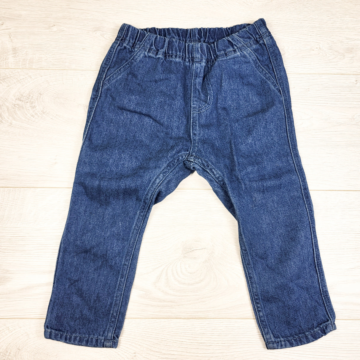 H and M pull on denim pants. Size 18-24 months