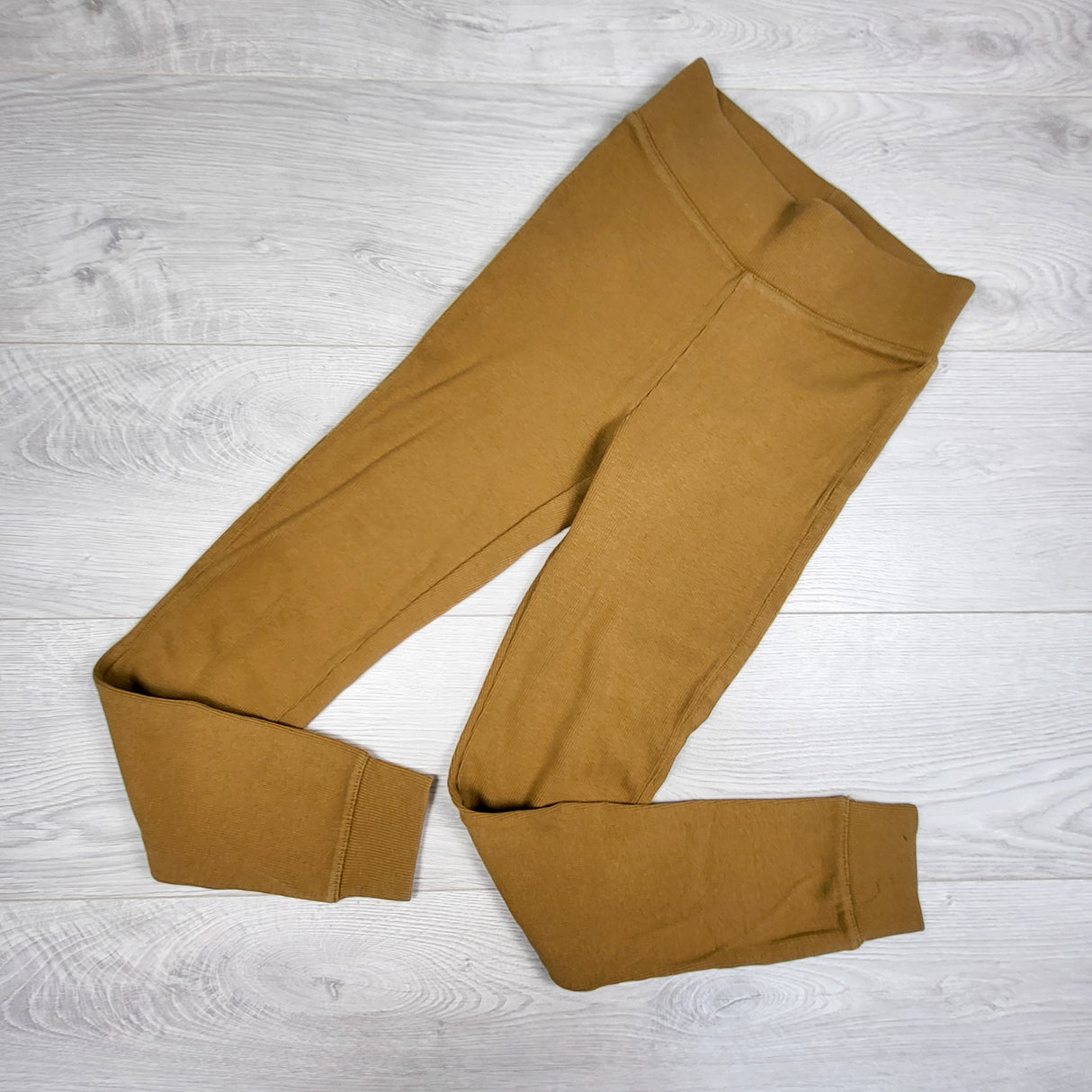 Zara ochre ribbed pants. Size 13/14