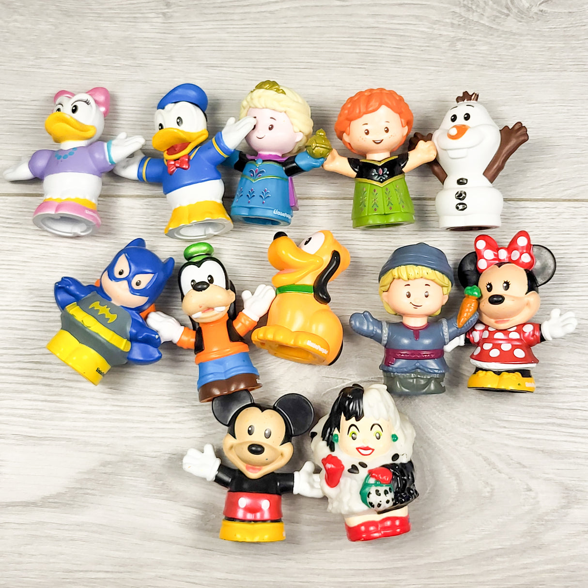 Lot of Little People Disney characters lot