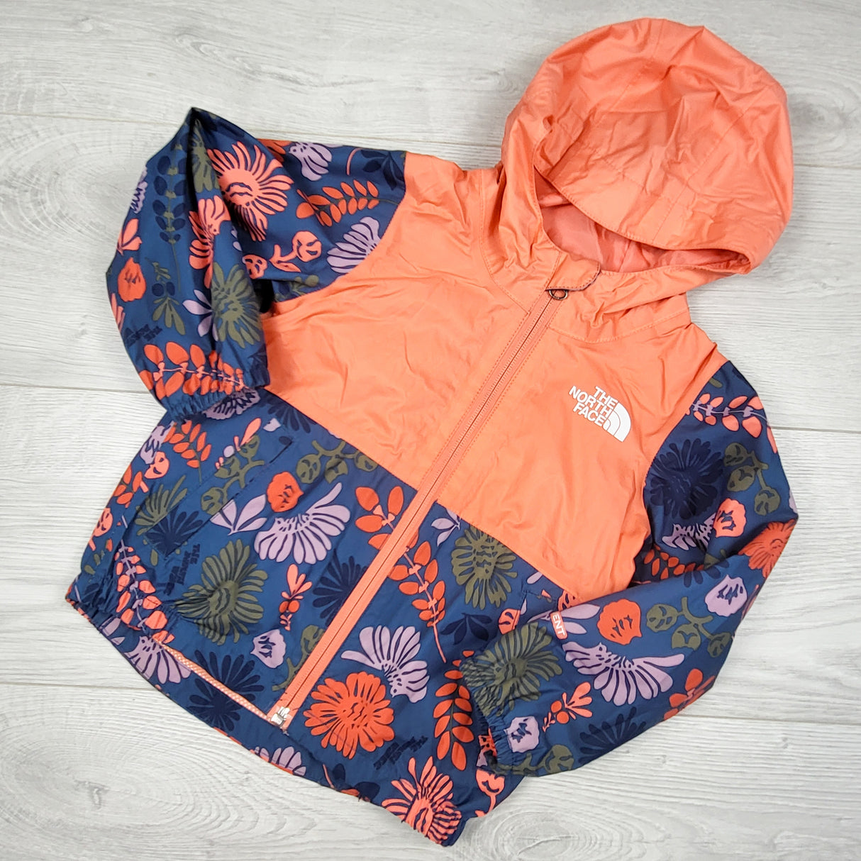 The North Face Zipline Rain Jacket. Size 2T