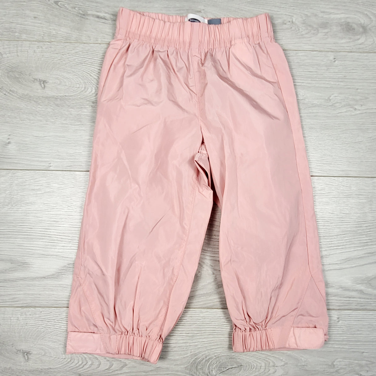 Old Navy pink rain pants. Size 18-24 months