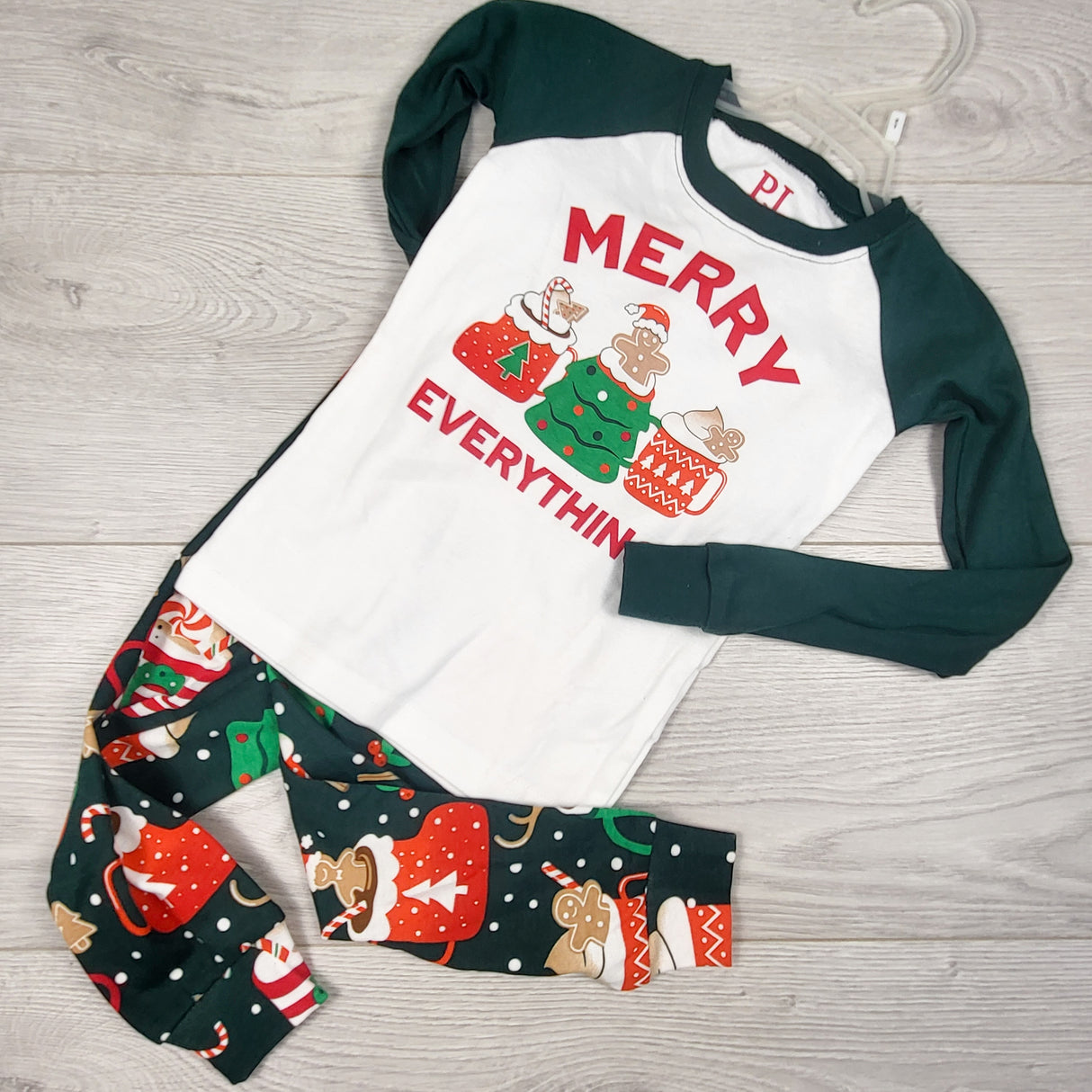 NEW - Children's Place 2pc "Merry Everything" PJs. Size 2T