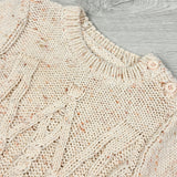 Joe pale peachy-pink sweater dress with speckles. Size 18-24 months