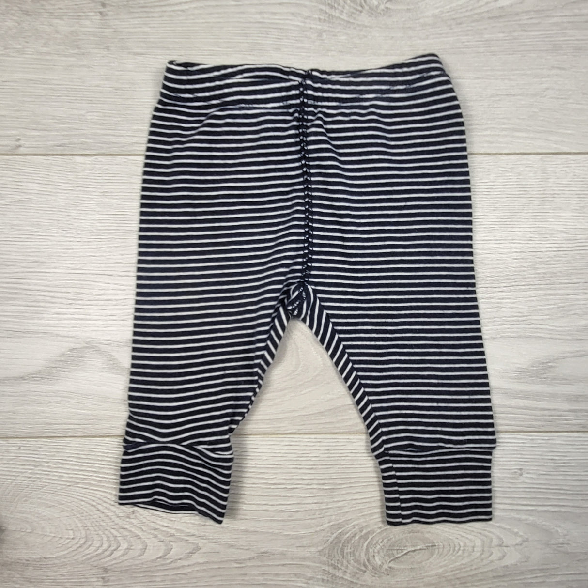 Gap navy striped leggings. Size 3-6 months