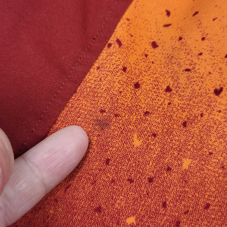 Old Navy orange and red speckled active shorts. Size 10/12 - AS IS