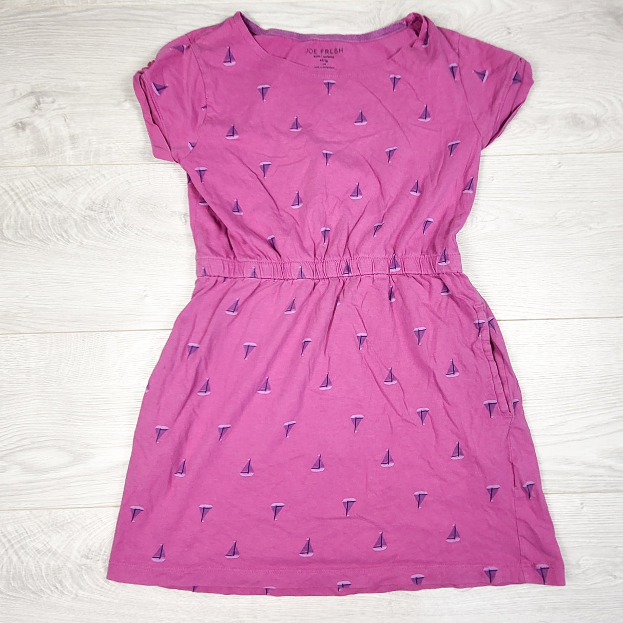 Joe pink dress with sailboats. Size 14