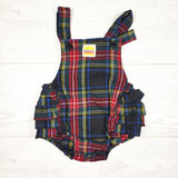 Harajuka Mini plaid ruffle bum romper. Size 18 months