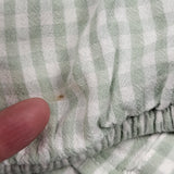 H and M green gingham 2pc set. Size 18-24 months - AS IS