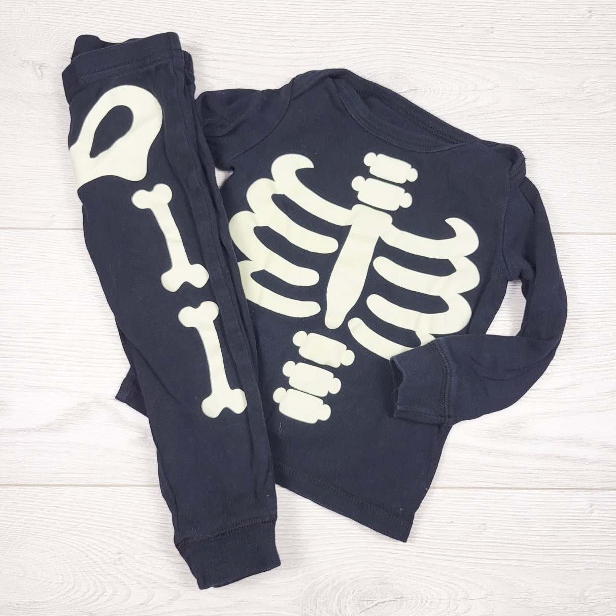 George black 2pc skeleton PJs. Size 12-18 months