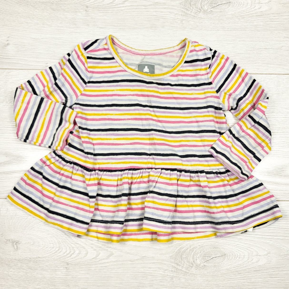 Gap multi-striped long sleeve top. Size 6-12 months