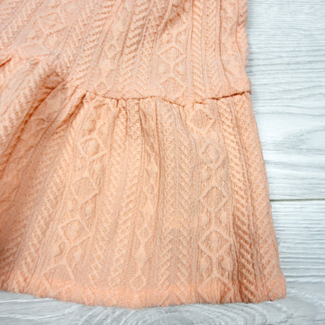 NEW - Baby B'gosh peachy-pink textured dress. Size 18 months