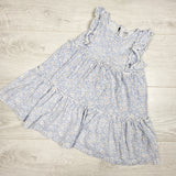 Child of Mine blue floral print dress. Size 3T