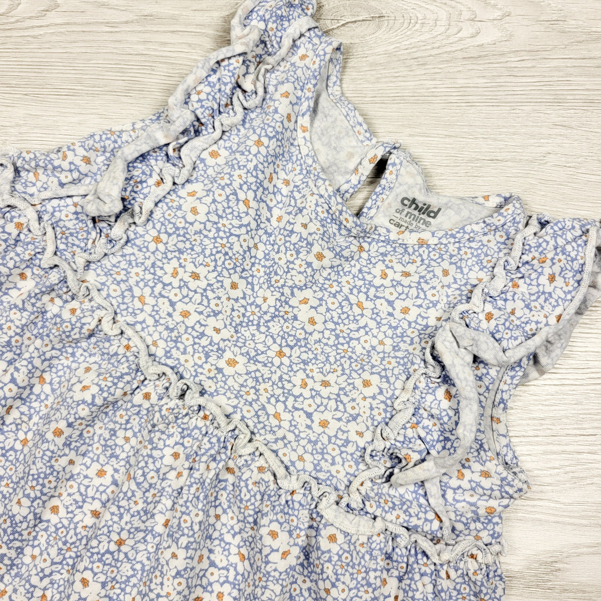 Child of Mine blue floral print dress. Size 3T