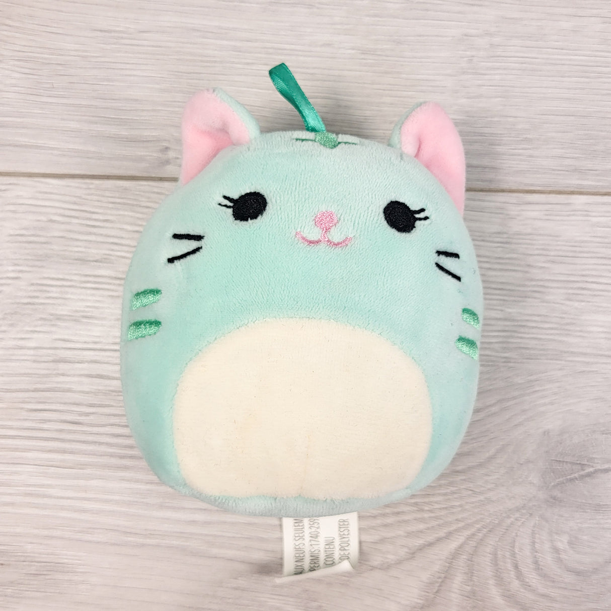 Squishmallows plush cat ornament