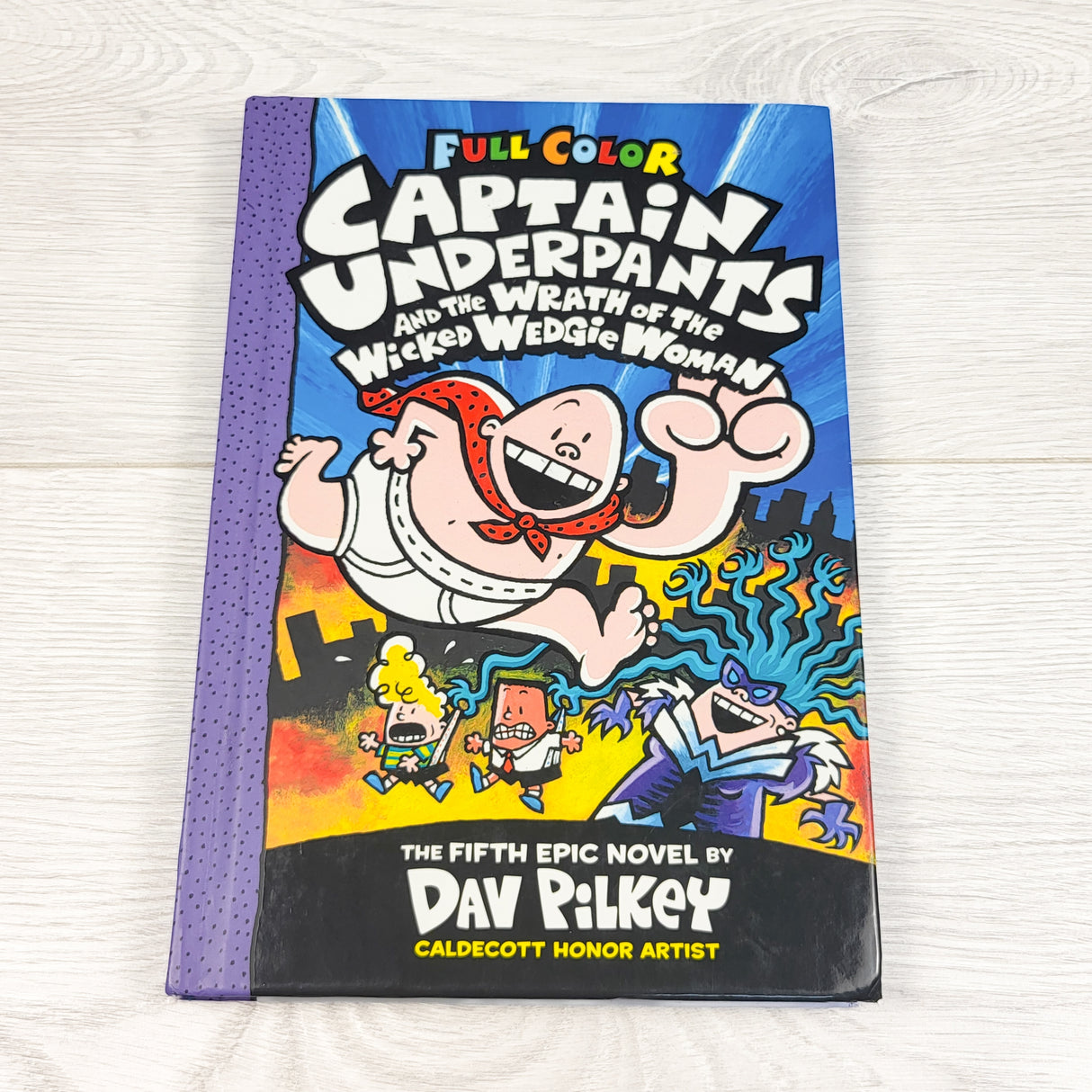 Captain Underpants "Wicked Wedgie Woman" hardcover graphic novel (no shipping)