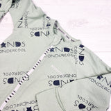Bonds mint green Wondercool suit. Sizes like 2T