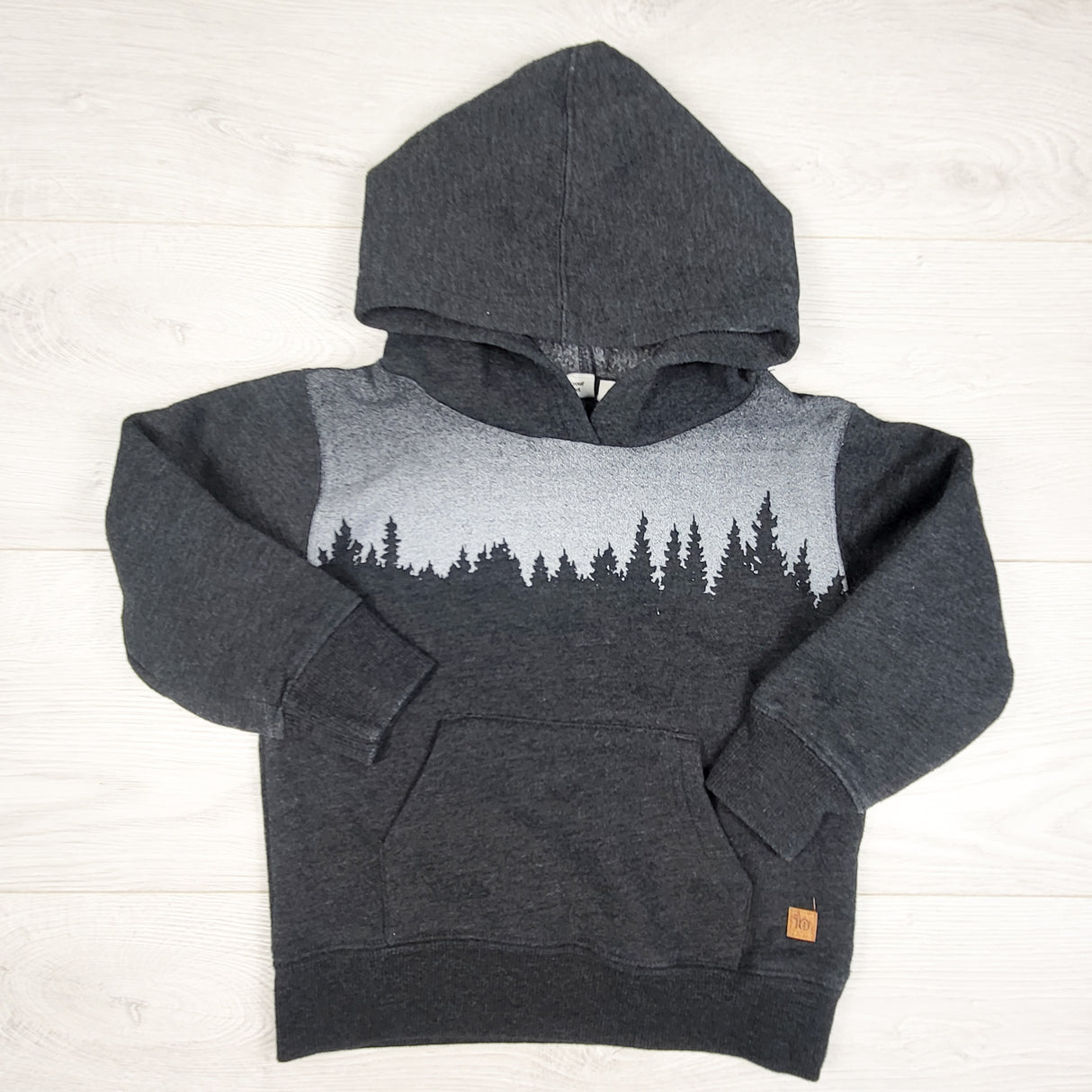 Tentree pullover hoodie with trees. Size 3T