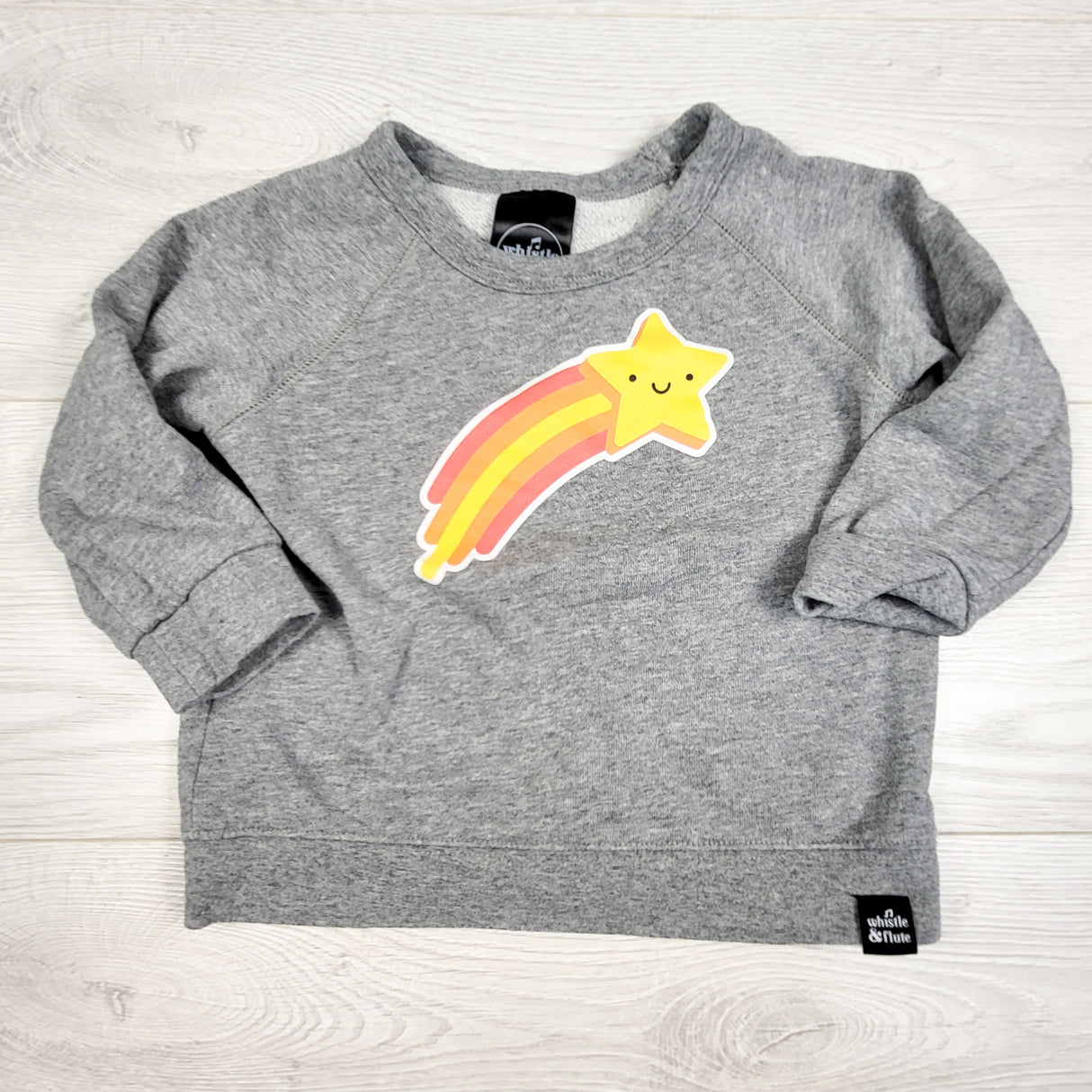 Whistle and Flute shooting star sweatshirt. Size 1-2 Years