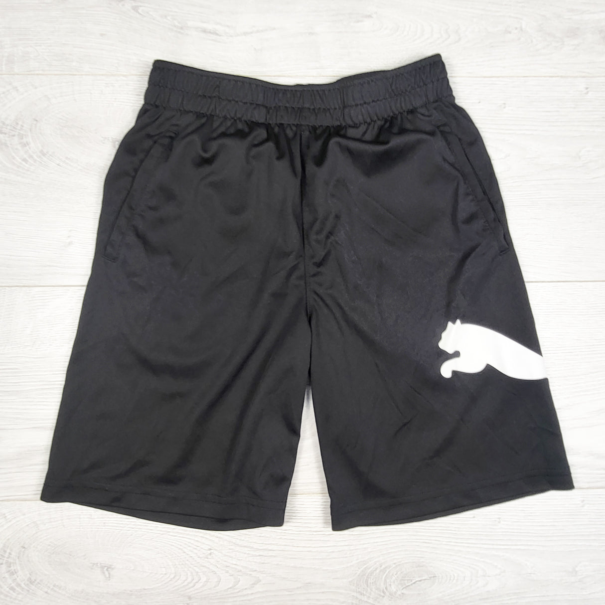 Puma black active shorts. Size 7/8
