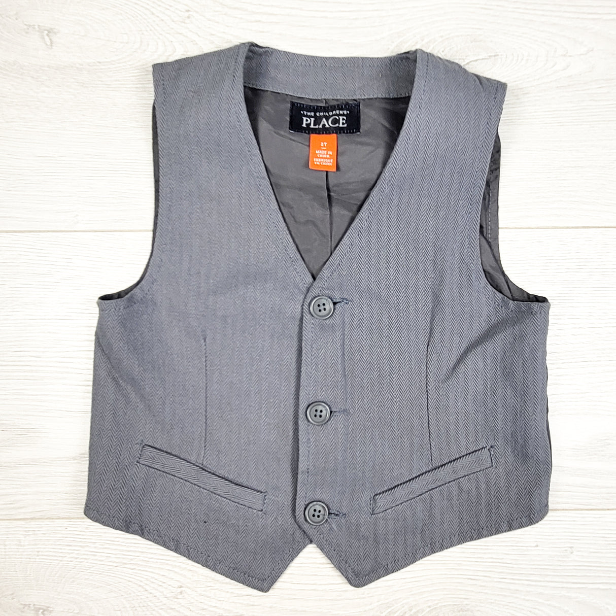 Children's Place grey vest. Size 2T