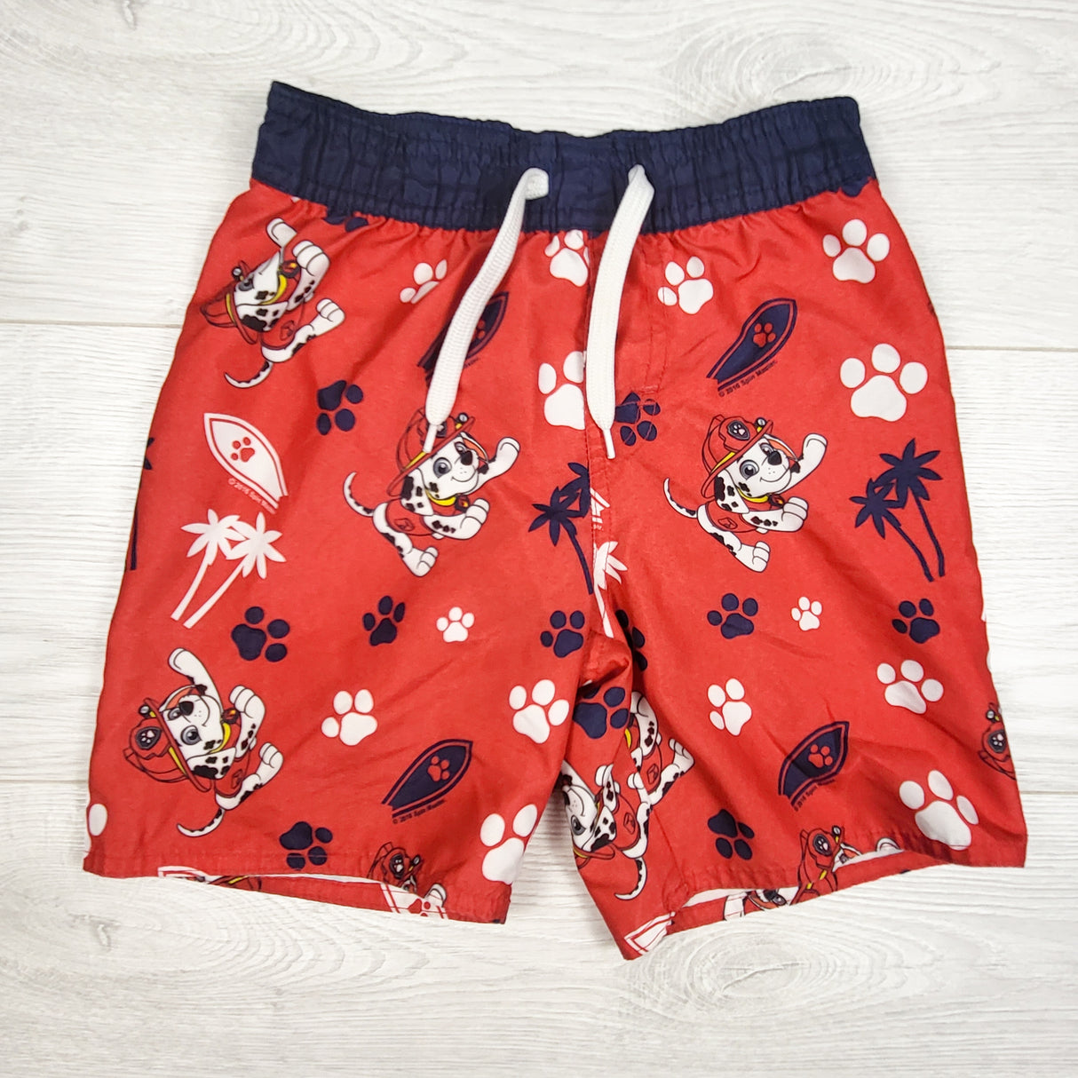 Old Navy x Paw Patrol red Marshall swim shorts. Size 4T