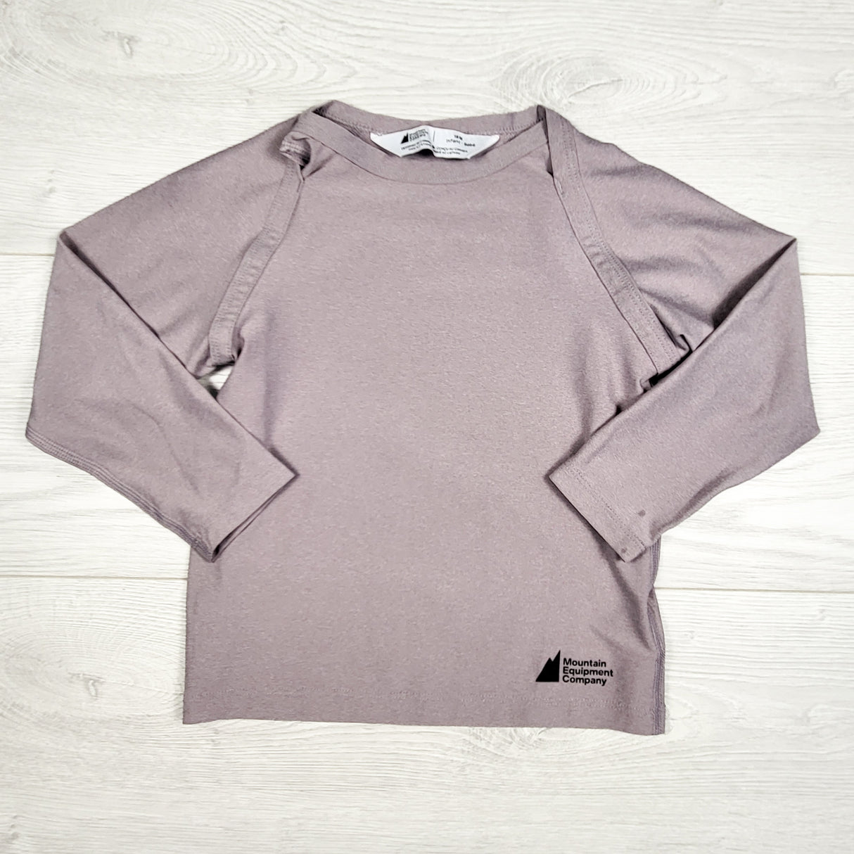 MEC light purple "Rapidi-T" long sleeve sun shirt. Size 18 months - AS IS