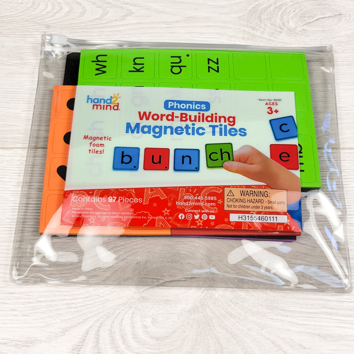 NEW - hand2mind Phonics Word-Building Magnetic Tiles