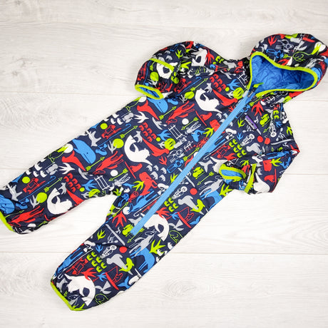 Patagonia reversible Puff Ball bunting suit. Measures as 6-12 months