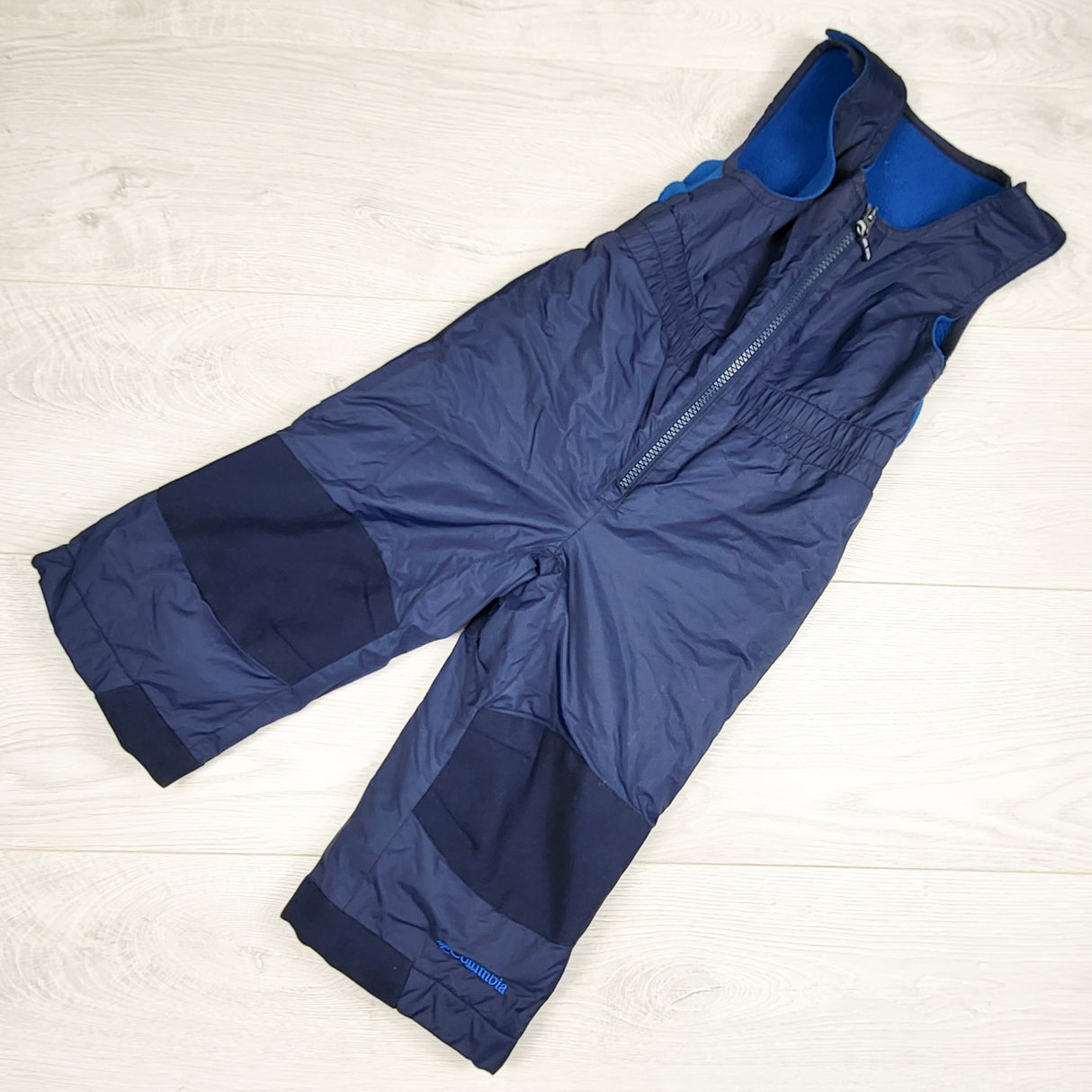 Columbia navy snow pants. Size 18-24 months