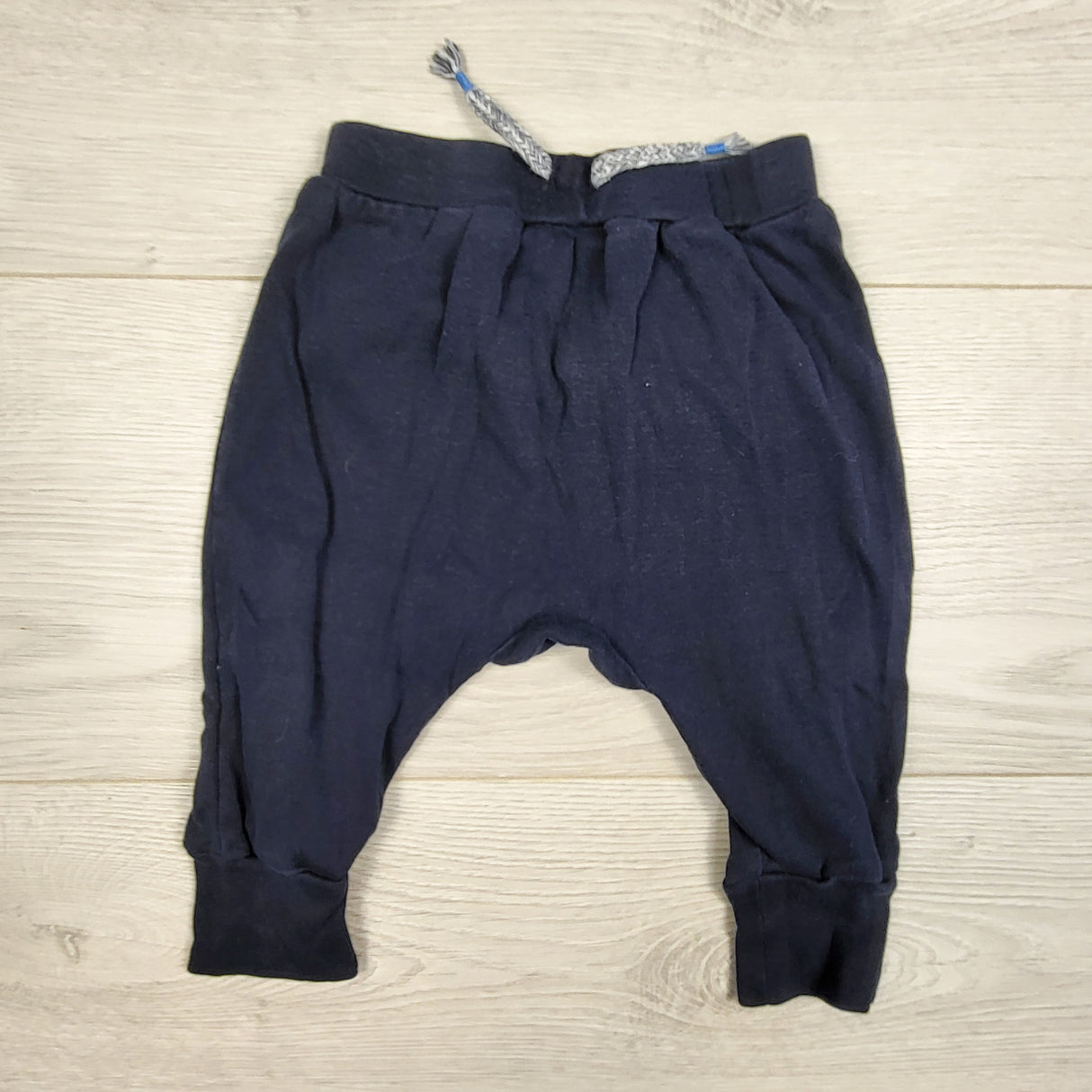 Joe navy cotton pants. Size 3-6 months