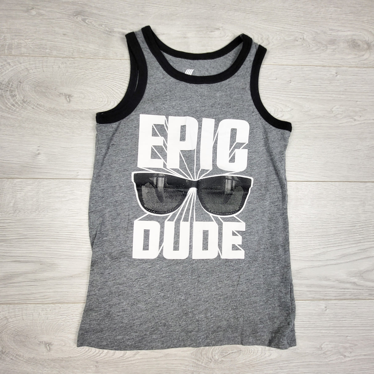 Children's Place grey "Epic Dude" tank top. Size 5/6