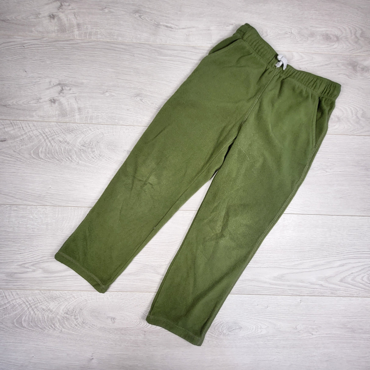 Carters green fleece pants. Size 6