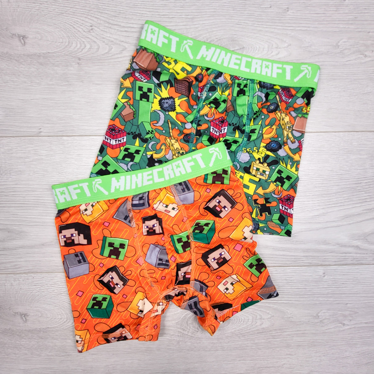 Minecraft 2pc boxer briefs. Size 6