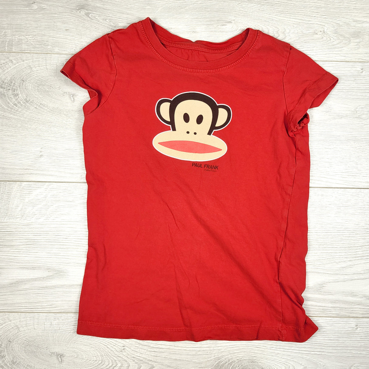 Paul Frank red t-shirt with monkey. Size medium (6-8ish)