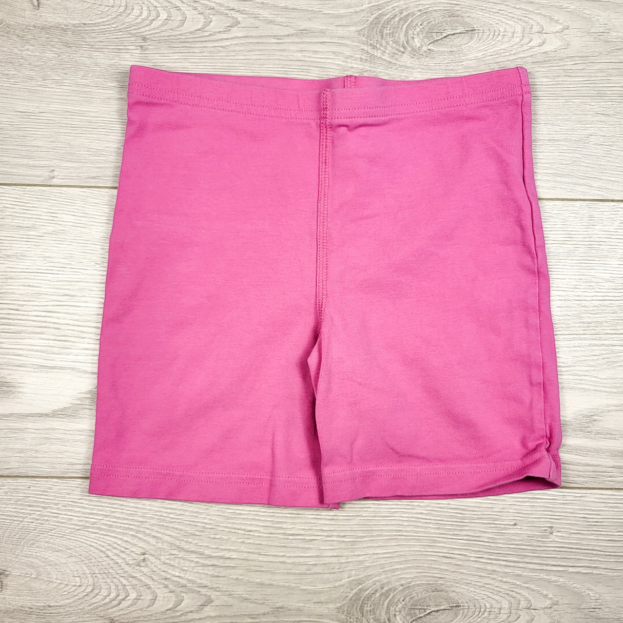 Peekaboo Beans pink bike shorts. Size 8