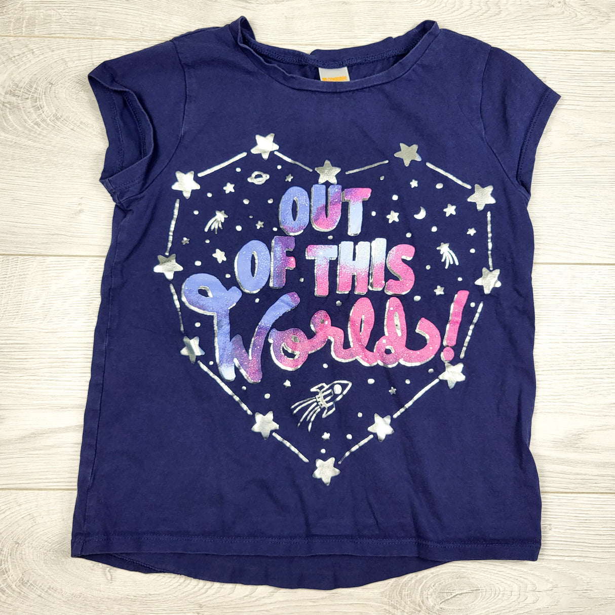 Gymboree navy "Out of This World" t-shirt. Size 7/8