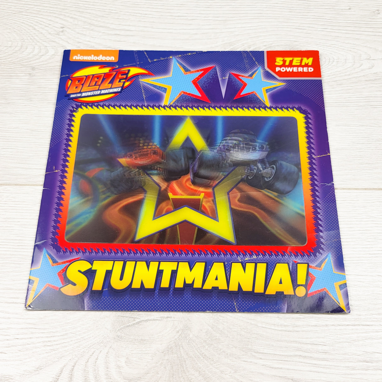 Stunt Mania! Soft cover Blaze book