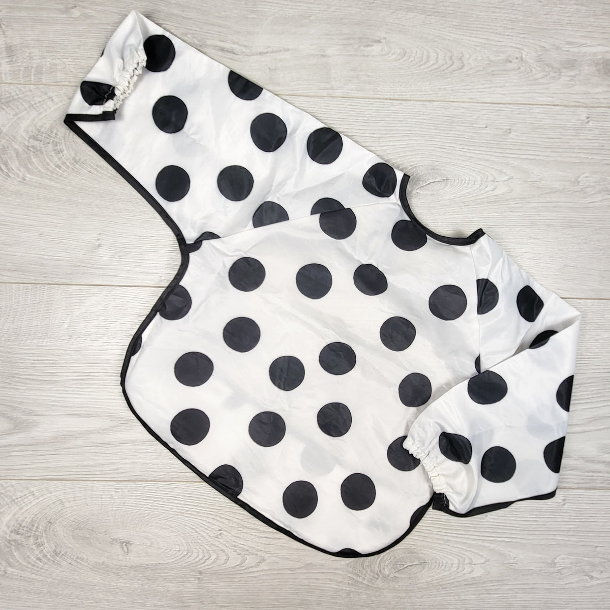 Tiny Twinkle polka dot waterproof full sleeve bib