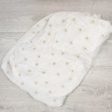 Lulujo muslin cotton floral print fitted crib sheet