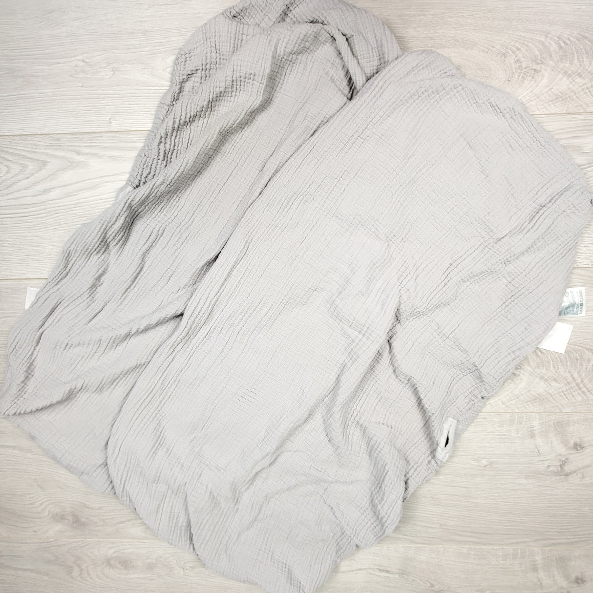 Aden + Anais pair of grey muslin cotton change pad covers (2pcs)