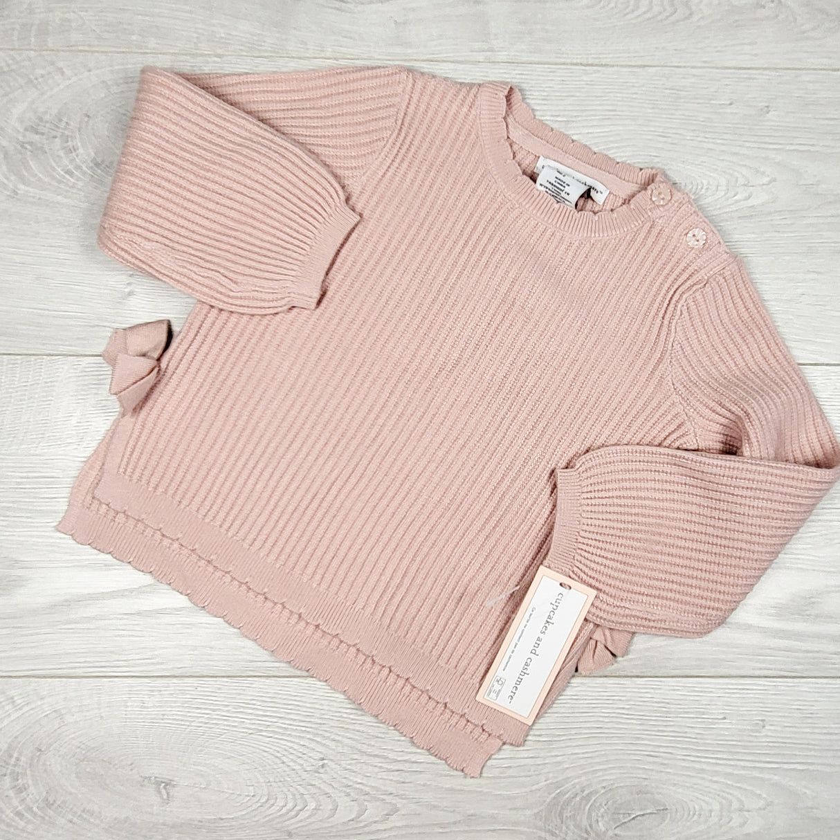 NEW - Cupcakes and Cashmere 2pc sweater set (pants in next pic.) Size 24 months